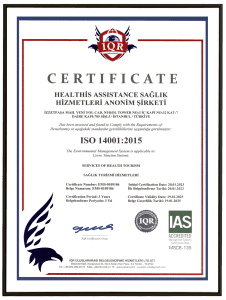 HEALTHİS-ISO-14001